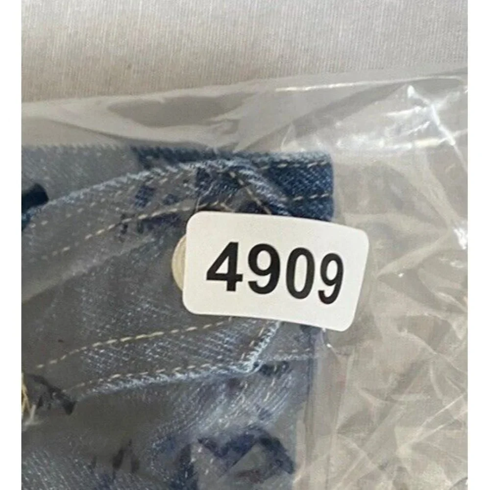 Woolrich Denim Dog  Coat Small Jean Light Wash, Hook-n-Loop Closure Collar Small - Picture 9 of 9